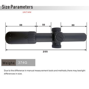 Mới 1-5x24ir Chống Sốc Màu đỏ màu xanh lá cây Chiếu Sáng Quang học Sight phạm vi rộng Lĩnh vực xem phạm vi cho ngoài trời và thể thao - Product Image 5