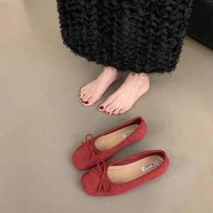 Zapatos de cucharón de Ballet suaves, zapatos planos de Color caramelo francés, nuevos zapatos individuales chinos, zapatos de mujer con fragancia pequeña de otoño, mocasines - Product Image 6