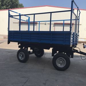 Remorque à benne basculante <span class=keywords><strong>de</strong></span> 2 tonnes Remorque <span class=keywords><strong>de</strong></span> tracteur à 4 roues Remorque à benne basculante arrière - Product Image 4