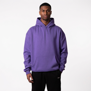 Sweat-shirts pour garçons de haute qualité, personnalisés, sans cordon, en molleton lourd 500 g/m², 100 % coton, sweats à capuche surdimensionnés pour hommes - Product Image 1