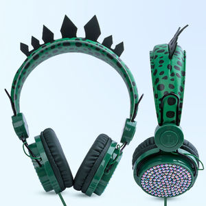 หูฟังแบบมีสายยูนิคอร์นน่ารักพร้อมไมโครโฟนไดโนเสาร์ชุดหูฟังแจ็คเสียง - Product Image 5