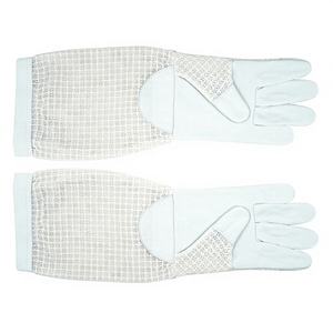 ถุงมือเลี้ยงผึ้งแบบระบายอากาศ แขนสั้น ป้องกันการถูกต่อย ทนความเย็น ระบายอากาศได้ดี ดีไซน์ยืดหยุ่น ผลิตจากโพลีเอสเตอร์ คอตตอน และขนแพะ - Product Image 1