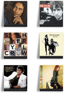 Paquete de 8 soportes de discos de vinilo montados en la pared de Metal de alta calidad, diseño Simple, Material de hierro, estantes de exhibición empaquetados en cartón - Product Image 6