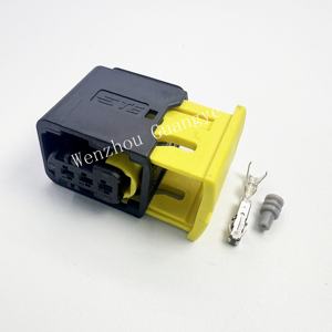 Te tyco מגבר 3 פינים כלי רכב נקבה 1-1418448 1-1 מחבר אוטומטי חוט מחבר אוטומטי חוט - Product Image 1