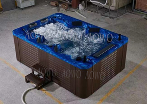Tubo caliente para 6 personas Spa al aire libre bañera de hidromasaje portátil Bañera de hidromasaje Spa Exterior Climatizado Con Piscina Profunda En El jardin - Product Image 5