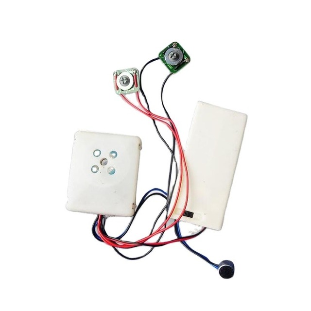 Wholesale ABS Plastic Digital Output Pre-recorded Sound Module Custom Audio Longer Music 3AAA Battery Custom Push Speakers