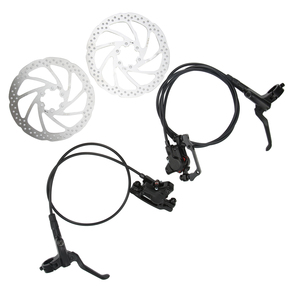 Kit de Freio a Disco Hidráulico para Bicicleta LeBycle com Pistão Duplo e Pressão de Óleo Universal com Freio a Disco Dianteiro e Traseiro de 160mm - Product Image 2