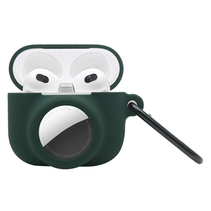 Funda de Silicona 2 en 1 para Teléfono con Soporte para <span class=keywords><strong>AirTag</strong></span>, Compatible con <span class=keywords><strong>AirPods</strong></span> de Tercera Generación, Ideal para <span class=keywords><strong>AirPods</strong></span> 3 con Soporte para <span class=keywords><strong>AirTag</strong></span> - Product Image 4