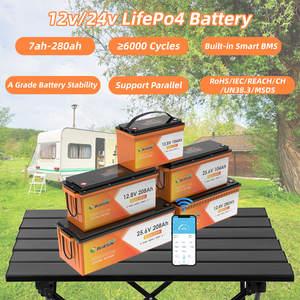 Easy to Move <b>Battery</b> <b>Battery</b> Cell <b>12V</b> 24V 100Ah 200Ah <b>Deep</b> <b>Cycle</b> Lithium <b>Battery</b> Pack for Caravan/home/toy - Product Image 4