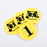 Token & Koin Plastik Custom Cetak Logo Game Anak Kartun Personalisasi Promosi, Tahan Lama, Cetakan Injeksi