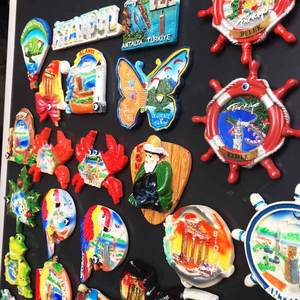 Magnete da Frigo Decorativo in Resina Dipinta Stile Europeo 7-9cm, Souvenir Turistico Turco, Commercio all'Ingrosso Transfrontaliero - Product Image 2