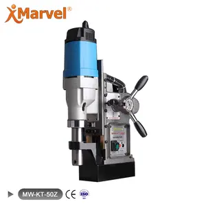 MW-KT-50Z bonne qualité 60mm fraise annulaire entièrement automatique de forage chine usine 220V perceuse à main avec base magnétique