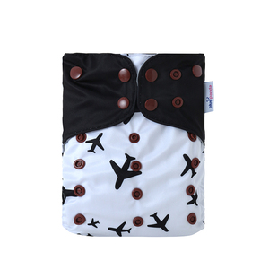 Vente en gros usine de couches lavables réutilisables en tissu, imperméables et écologiques pour bébé, avec insert, du fabricant - Product Image 1