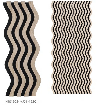 Eco Friendly Natural Acoustic Slat Wall Panels Mdf Acoustic Panel Wooden Veneer Wood Panel For Interior Wall And Ceiling