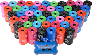 Amidon de maïs écologique compostable chien merde sacs Logo personnalisé biodégradable étanche extra mince portable caractéristique garantie - Product Image 5