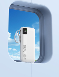 โปรโมชั่นลดราคา พาวเวอร์แบงค์ 20000mAh 30000mAh แบตเตอรี่ลิเธียมโพลิเมอร์ ชาร์จเร็ว ช่องเสียบไมโครยูเอสบี พกพาสะดวก - Product Image 4