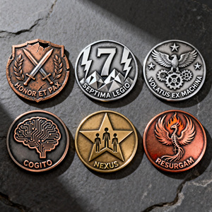 Breloques personnalisées avec logo, promotionnelles, nouveauté, rectangulaires, pièces d'ange, pièces de défi, pièces de <span class=keywords><strong>pirate</strong></span> - Product Image 1