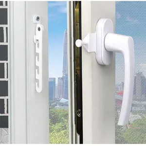 Nouveau limiteur de fenêtre intérieur, loquet de positionnement, butée, support anti-vent pour fenêtre à battant, sécurité domestique, verrou de charnière pour portes et fenêtres, protection enfant - Product Image 6