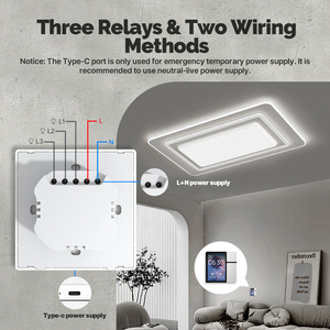 MOES Tuya WiFi 3.5 inch Điều khiển thông minh Bảng nhôm Zigbee Tuya Công tắc đèn thông minh IR Bluetooth Sigmesh Hub tích hợp - Product Image 5