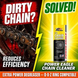 Limpiador de Cadenas en Aerosol Power Eagle de Alta Resistencia, <span class=keywords><strong>Desengrasante</strong></span> en Aerosol que Elimina la Grasa, la Suciedad y el Aceite <span class=keywords><strong>para</strong></span> Bicicletas y Motocicletas - Product Image 2