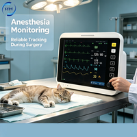 Moniteur Multiparamétrique Vétérinaire à Prix d'Usine avec Support Optionnel pour EtCO2, Moniteur de Signes Vitaux pour Animaux pour Soins Chirurgicaux