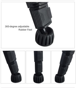 Trépied robuste <span class=keywords><strong>pour</strong></span> appareil photo reflex numérique, trépied en aluminium <span class=keywords><strong>pour</strong></span> appareil photo et téléphone avec tête panoramique 3D, plaque de fixation rapide, pliable - Product Image 5