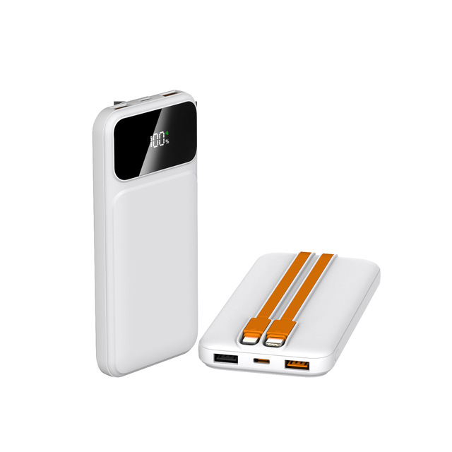 20000mAh Emergency Rugged Dual USB Quick Charge Power Bank Super Fast Charging High Capacity Battery with DC Input Interface