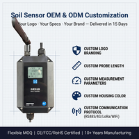 Kit de test de sol 3-en-1 : Capteur d'humidité, PH et NPK – Matériel agricole, équipement de ferme, IoT, capteur de courant LoRa