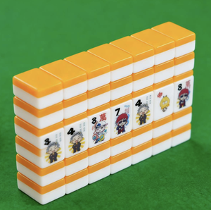 Wholesale Acrylic Mahjong, Anime Mahjong Sets, Outdoor Travel Cartoon Mahjong Sets, Party <b>Entertainment</b> Gift Mahjong Sets. - Product Image 2