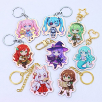 Llaveros de Acrílico Transparente Personalizables, Llavero Promocional Grabado con Forma Personalizada, con Anillo Metálico, Material Plástico