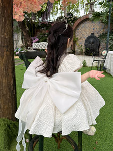 Vestito Estivo da Principessa all'<span class=keywords><strong>Uncinetto</strong></span> per Bambine con Maniche a Sbuffo, Stile Ricco e Alla Moda 2026 - Product Image 1