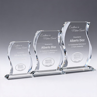 Nouvelle Arrivée - Trophée Plaque en Cristal en Gros pour Récompenses d'Entreprise et Événements de Reconnaissance