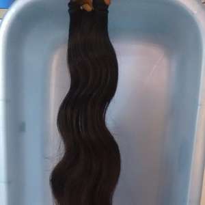 Extensions de cheveux bouclés, de couleur naturelle, 100% vierge/indienne Remy, non traités, bon marché - Product Image 1