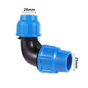 Agriculture Irrigation 32 25 20mm 90 Degree Elbow Hdpe PP Reducing <strong>Coupling</strong> <strong>Compression</strong> <strong>Fittings</strong> for PE Pipe - Product Image 4