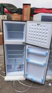 115V US Japan 136L Double Door <b>Refrigerator</b>, Black Top Freezer Bottom <b>Refrigerator</b> for Home Office - 115V US Standard Refrigerat - Product Image 6