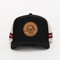 Gorras Deportivas Clásicas Unisex con Parche de Cuero con Logotipo OEM, Gorras de Algodón con Impresión Digital al por Mayor, Gorras Ajustables Personalizadas de Alta Calidad