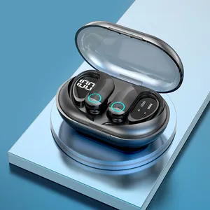 Earphone TWS Air terbuka murah, earbud klip telinga nirkabel, konduksi tulang, kait telinga Headphone untuk ios dan android