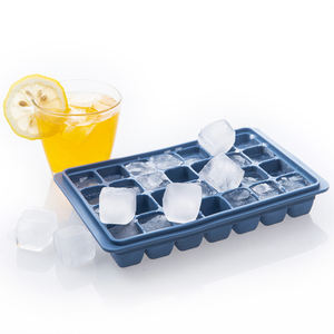 Offre Spéciale Plateau à glaçons carré en silicone créatif à 28 grilles <span class=keywords><strong>Couvercle</strong></span> de moule à glaçons facile à utiliser pour le brassage du whisky à la maison pour la crème glacée <span class=keywords><strong>Amazon</strong></span> T - Product Image 2