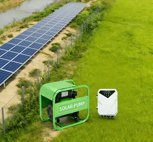 Pompe à eau solaire commerciale adaptée à l'irrigation agricole, kit de pompe solaire de surface avec contrôleur - Product Image 4