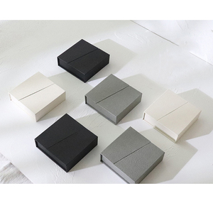 Factory Wholesale OEM Luxury Necklace <b>Earring</b> Ring <b>Gift</b> Packaging PE <b>Box</b> Custom Logo Paper Magnet Double Open Door Jewelry <b>Box</b> - Product Image 3