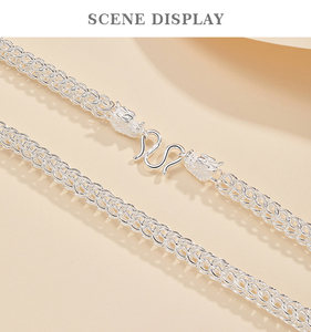 ALICE High Jewelry S925 Sterling Zilver Luxe Halsketting voor zowel mannen als vrouwen - Product Image 4