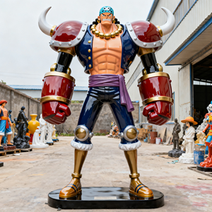 Model 1:1/yakın çekim doku tek parça Anime fiberglas reçine heykeli-bir koleksiyon hediye - Product Image 4