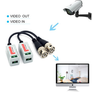 Pasivo BNC cabeza analógica 1080P AHD CVI TVI <span class=keywords><strong>Video</strong></span> <span class=keywords><strong>Balun</strong></span> transmisor de par trenzado de plástico para Monitor de cámara de vigilancia CCTV - Product Image 3