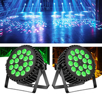 200W RGBW LED scène DJ Par lumière 18*10W DMX mélange infini et faisceau d'effet arc-en-ciel lumières