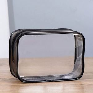 Bolsa de Cosméticos Transparente de Lujo Promocional, Impermeable, para Viaje, con Logotipo Personalizado - Product Image 3