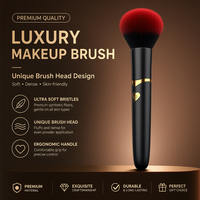 Mini vibromasseur portable discret en forme de pinceau de maquillage, vibromasseurs vaginaux G-Spot, 10 fréquences, rechargeable par USB, étanche IPX7