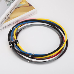 Kalung Silikon Rantai Bambu Ion Negatif Personal Trendi Terbaru, Penyeimbang Energi, Aksesoris Perhiasan Unisex - Product Image 4