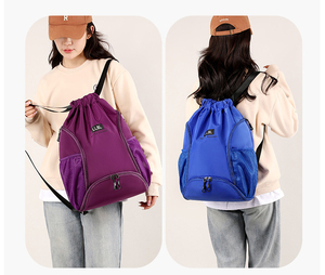 Factory Custom Logo Fashion Large Capacity Sports <b>Drawstring</b> <b>Backpack</b> Wholesale Gym Basketball Bag Waterproof Football Bag - Product Image 4