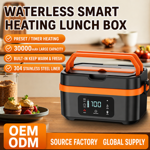 Popularly Sold Private Model Electric Lunch Box 1.8L Capacity Stainless Steel Inner Pot Battery Powered Portable Car <b>Outdoor</b> Use - Product Image 5
