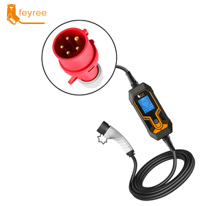 Feyree – chargeur Portable réglable, 22kw, <span class=keywords><strong>3</strong></span> phases, charge rapide EV avec <span class=keywords><strong>prise</strong></span> de charge de Type 2, 16a/26a/32a, CEE rouge, 5 broches, chargeur EV - Product Image 3